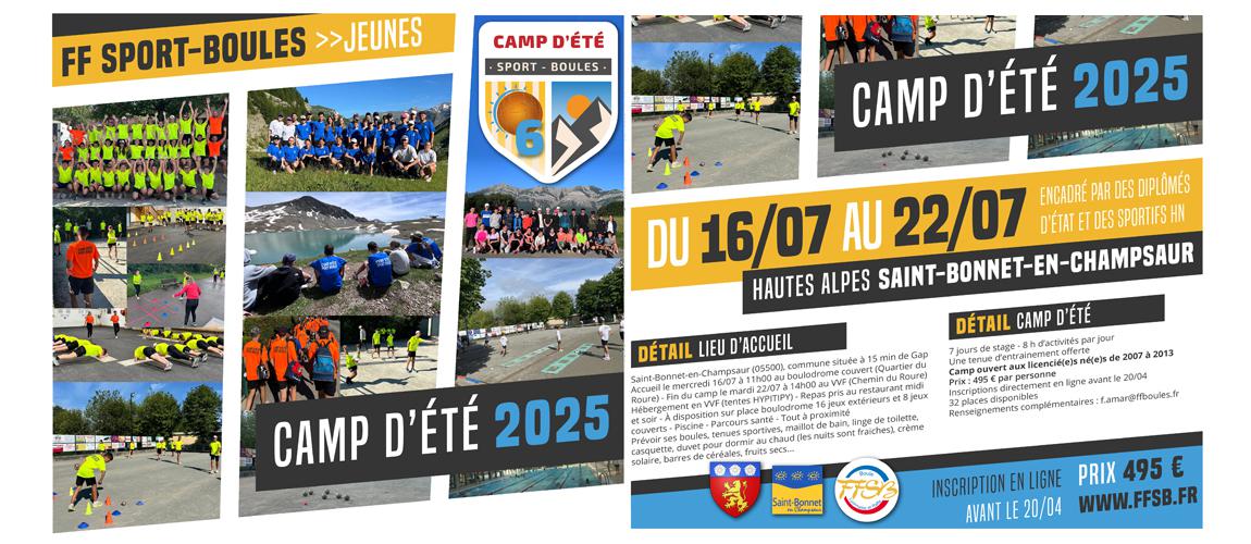 Camp d'été Sport-Boules 2025